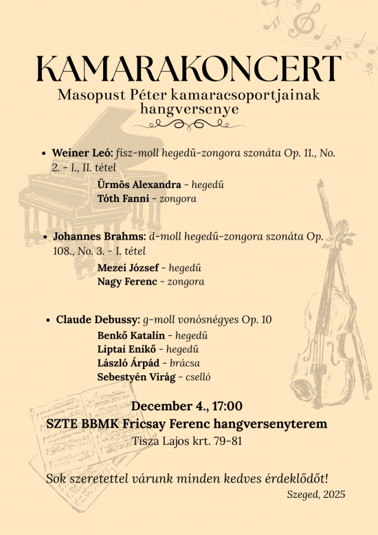 KAMARAKONCERT KAMARAKONCERT